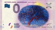 0 Euro biljet Nederland 2020 - Mondriaan II KLEUR -