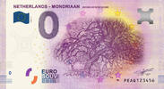 0 Euro biljet Nederland 2020 - Mondriaan Avond de rode boom -