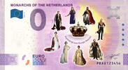 0 Euro biljet Nederland 2020 - Koninkrijk van Oranje-Nassau KLEUR -