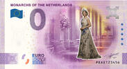 0 Euro biljet Nederland 2020 - Koningin Máxima KLEUR -