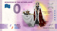 0 Euro biljet Nederland 2020 - Koningin Juliana KLEUR -