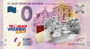 0 Euro biljet Nederland 2020 - Hotel de Wereld KLEUR -