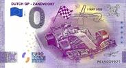 0 Euro biljet Nederland 2020 - Dutch GP Zandvoort ANNIVERSARY EDITION -