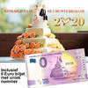 0 Euro biljet Nederland 2020 - Bankbiljet uit het huwelijksjaar in cadeauverpakking -