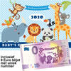 0 Euro biljet Nederland 2020 - Baby's eerste bankbiljet in cadeauverpakking jongen -
