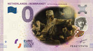 0 Euro biljet Nederland 2019 - Rembrandt Het Feestmaal van Belsazar KLEUR -