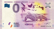 0 Euro biljet Indonesië 2019 - Komodo Dragon #005000 -
