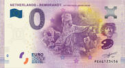 0 Euro biljet Nederland 2019 - Rembrandt Het Feestmaal van Belsazar -