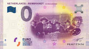 0 Euro biljet Nederland 2019 - Rembrandt De Staalmeesters -