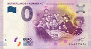 0 Euro biljet Nederland 2019 - Rembrandt De Anatomische les van Dr. Nicolaes Tulp -