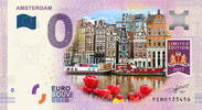 0 Euro biljet Nederland 2017 - Amsterdam KLEUR -