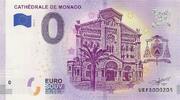 0 Euro biljet Monaco 2019 - Cathédrale de Monaco -