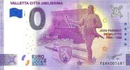 0 Euro biljet Malta 2021 - Valletta Citta Umilissima MISPRINT PARISIOT -