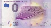 0 Euro biljet Malta 2019 - Grand Harbour Valletta -