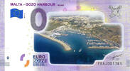 0 Euro biljet Malta 2019 - Gozo Harbour Mgarr KLEUR -