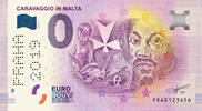 0 Euro biljet Malta - Caravaggio in Malta PRAHA edition -