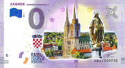 0 Euro biljet Kroatië 2019 - Zagreb KLEUR -