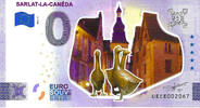 0 Euro biljet Frankrijk 2022 - Sarlat la Canéda KLEUR -