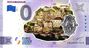 0 Euro biljet Frankrijk 2022 - Rocadamour KLEUR -