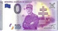 0 Euro biljet Frankrijk 2015 - Mémorial Charles de Gaulle -