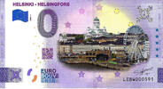 0 Euro biljet Finland 2022 - Helsinki Helsingfors KLEUR -
