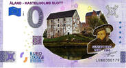 0 Euro biljet Finland 2022 - Aland Kastelholms Slott KLEUR -
