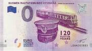 0 Euro biljet Finland 2018 - Suomen Rautatiemuseo Hyvinkää -