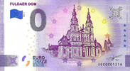  0 Euro biljet Duitsland 2021 - Fuldaer Dom  4,95 EUR Differenzbesteuert nach §25a UStG zzgl. 8,00 EUR Versand