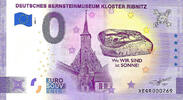 0 Euro biljet Duitsland 2021 - Deutsches Bernsteinmuseum Kloster Ribnitz -