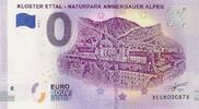 0 Euro biljet Duitsland 2019 - Kloster Ettal -