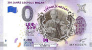 0 Euro biljet Duitsland 2019 - 300 Jahre Leopold Mozart KLEUR -