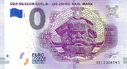 0 Euro biljet Duitsland 2018 - DDR Museum Berlin Karl Marx -