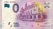 0 Euro biljet Cuba 2019 - Havana #005000 -