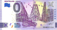 0 Euro biljet Slowakije 2023 - Bratislava Stare Mesto -