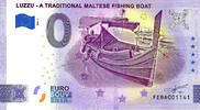 0 Euro biljet Malta 2023 - Traditional Maltese Fishing Boat -