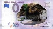 0 Euro biljet Spanje 2018 - Setenil de Las Bodegas - KLEUR -