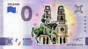 0 Euro biljet Frankrijk 2023 - Orleans KLEUR -