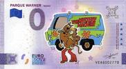 0 Euro biljet Spanje 2023 - Parque Warner The Mystery machine KLEUR -