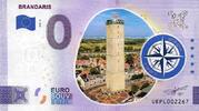 0 Euro biljet Frankrijk 2022 - Brandaris KLEUR -