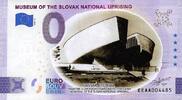 0 Euro biljet Slowakije 2023 - Museum of the Slovak national uprising KLEUR -