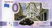 0 Euro biljet Slowakije 2022 - Bratislava KLEUR -