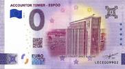 0 Euro biljet Finland 2023 - Accountor Tower-Espoo -