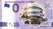 0 Euro biljet Duitsland 2023 - Mercedes-Benz Museum Stuttgart KLEUR -