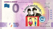 0 Euro biljet Nederland 2024 Laurel & Hardy - Theatre KLEUR -