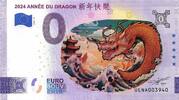 0 Euro biljet Frankrijk 2024 - Année Du Dragon KLEUR -