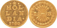 Bezemstuiver 1760 Holland  goud FDC-