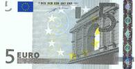 5 Euro biljet met handtekening W.F. Duisenberg (P/G004a) -