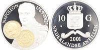 10 gulden Napoleon 20 Franc Nederlandse Antillen -