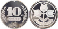 10 Cent Replica zink in Zilver variant -