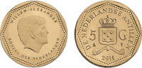 5 Gulden Willem-Alexander abs Nederlandse Antillen jaar -